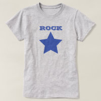 ROCKSTER | Navy Blue Star T-shirt voor dames