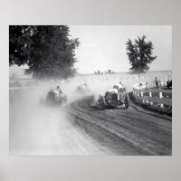 Rockville Fair Auto Races, 1923. Oude foto