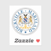 Rockville, Maryland (zegel) Sticker (Vel)