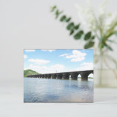 Rockville Stone Masonry Arch Railway Bridge Briefkaart (Staand voorkant)