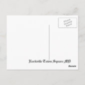 Rockville Town Square Briefkaart (Achterkant)