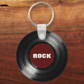 rockvinylrecord sleutelhanger (Achterkant)