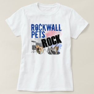 Rockwall choie le T-shirt blanc des femmes