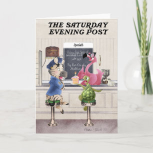 Rockwell Geïnspireerd Wenskaart Kaart