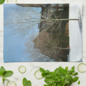 Rockwell in de winter theedoek (Gevouwen)