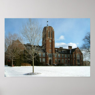 Rockwell in Winter op Grove City College Poster