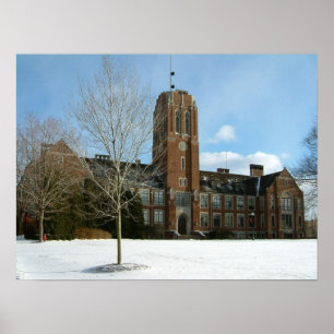 Rockwell in Winter op Grove City College Poster