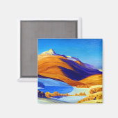 Rockwell Kent Vermont-studie Magneet (Voorkant / Achterkant)