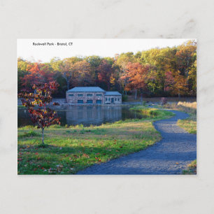 Rockwell Park - Bristol CT Autumn Post Card Briefkaart