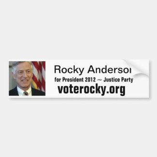 Rocky Anderson Bumpersticker