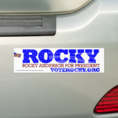 Rocky Anderson voor President Sticker (Op auto)