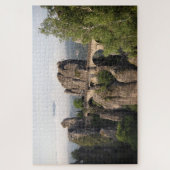 Rocky Bastei Bridge in Saxon Zwitserland, Duitslan Legpuzzel (Verticaal)