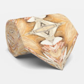 Rocky Beach Colors Abstracte Stropdas (Opgerold)