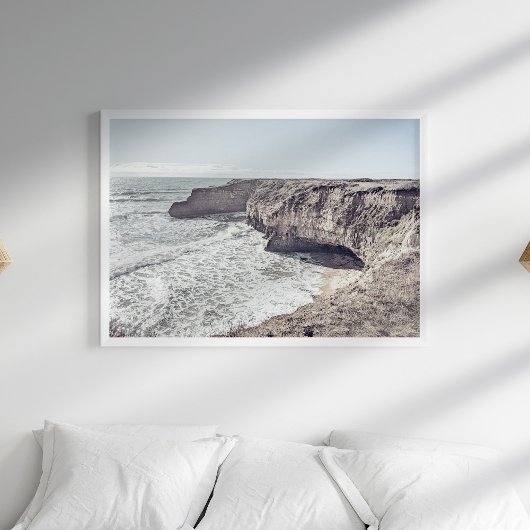 Rocky Beach Ocean Shore Poster