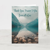 Rocky Beach Pastor waardering van de gemeente Bedankkaart (Voorkant)