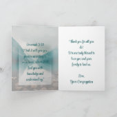 Rocky Beach Pastor waardering van de gemeente Bedankkaart (Binnen)