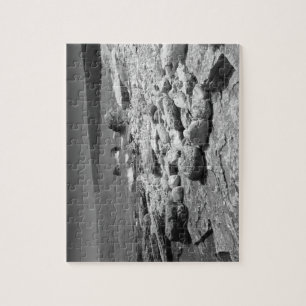 Rocky Beach Puzzle photo noir et blanc