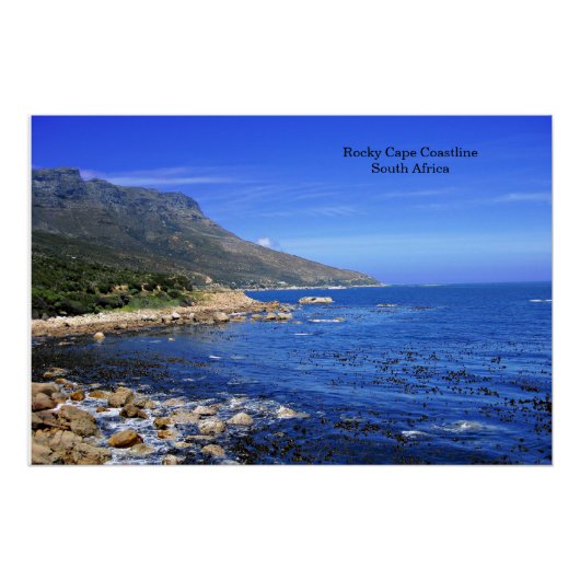 Rocky Cape Coastline, S. Afrika, Perfect Poster (Voorkant)