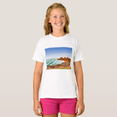 Rocky Coast meisjes T-shirt (Voorkant volledig)