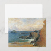 Rocky Coast van Paul Gauguin,  impressionisme (Voorkant / Achterkant)
