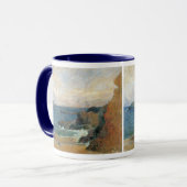 Rocky Coast van Paul Gauguin, impressionisme Mok (Voorkant links)