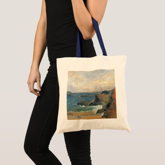 Rocky Coast van Paul Gauguin, impressionisme Tote Bag (Voorkant (product))