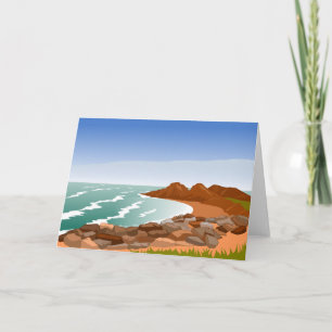 Rocky Coast Wenskaarten Kaart