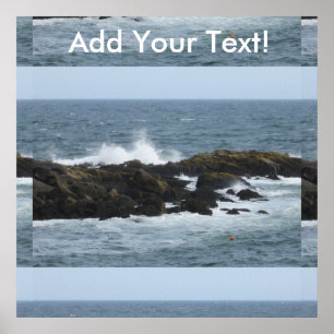 Rocky Coast York Maine Poster