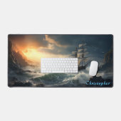 Rocky Cove personnalisée et Ship Desk Mat (Clavier et souris)