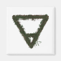 Rocky Earth Element Alchemy Symbool