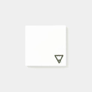 Rocky Earth Element Alchemy Symbool Post-it® Notes