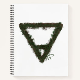 Rocky Earth Element Alchemy Symbool Spiraal Notitieboek