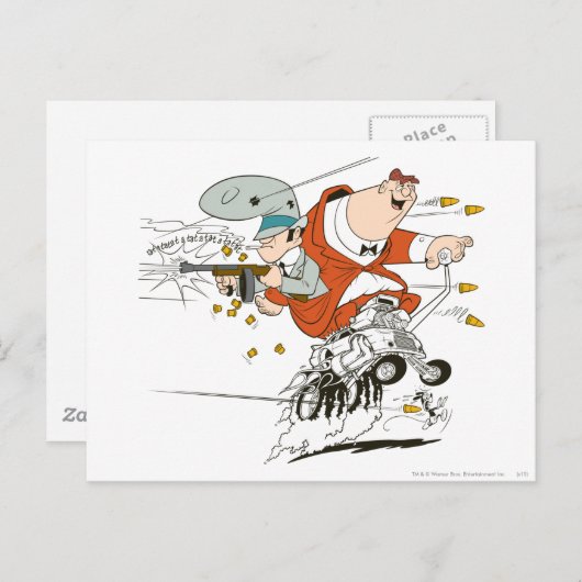 Rocky en Mugsy Rat dat Briefkaart (Voorkant / Achterkant)