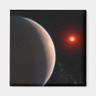 Rocky Exoplanet GJ 486 B in een baan om een rode d Magneet