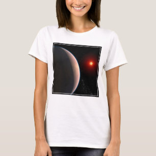 Rocky Exoplanet GJ 486 B in een baan om een rode d T-shirt