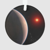 Rocky Exoplanet Gj 486 B Orbitant Une Étoile Naine (dos)