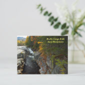 Rocky Gorge Falls, NH Carte postale (Debout devant)