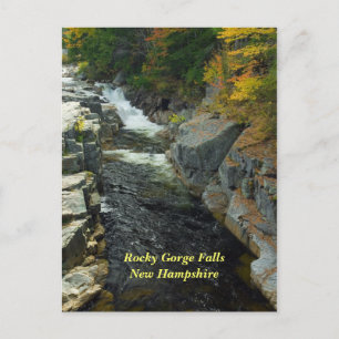 Rocky Gorge Herfsten, NH Briefkaart