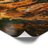 "Rocky Heights" Landscape Painting Perfect Poster (Hoek)