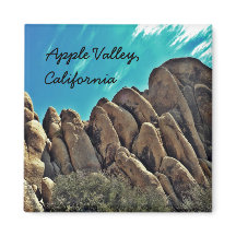 Rocky heuvels van Apple Valley, Ca. magneet