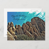 Rocky heuvels van Apple Valley postkaart (Voorkant / Achterkant)