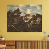 Rocky landscape Jacob Isaacksz van Ruisdael Canvas Afdruk (Insitu (Woonkamer))