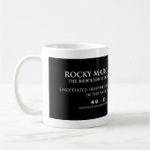 Rocky Marciano Coffee Mok (Links)