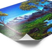 Rocky Mountain Abstract Foto Afdruk (Hoek)