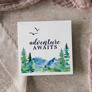 Rocky Mountain Adventure wacht op Baby shower Servet