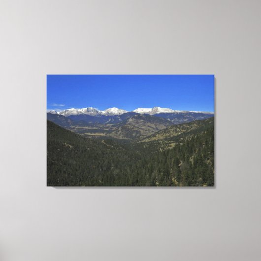 Rocky Mountain Backcountry Canvas Afdruk (Voorkant)