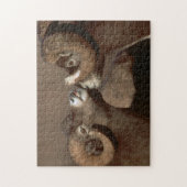 Rocky Mountain Bighorn Sheep Puzzle Legpuzzel (Verticaal)