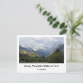 Rocky Mountain Clouds Briefkaart (Staand voorkant)