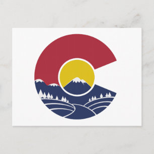 Rocky Mountain Colorado C Briefkaart