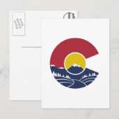 Rocky Mountain Colorado C Briefkaart (Voorkant / Achterkant)